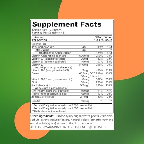 Zaytun Vitamins Halal Adult Multivitamin Gummies for Men, Women, Complete Everyday Nutritional Support with Biotin, Vegan, Natural Fruit Flavors