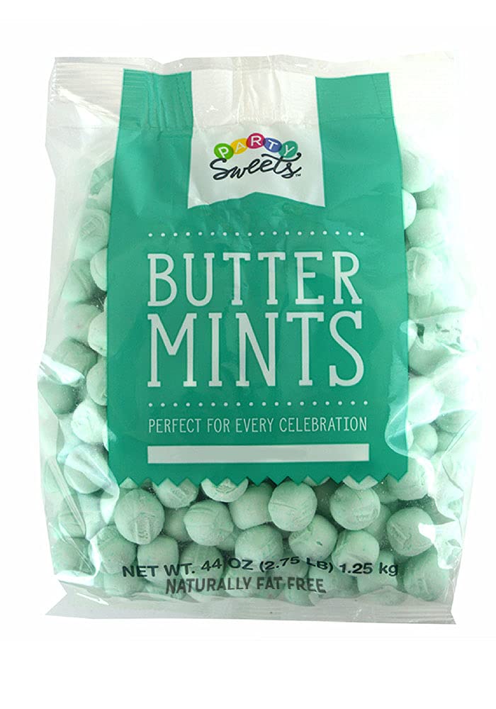 Party Sweets White Buttermints, 14 Ounce, Appx. 100 pieces from Hospitality Mints