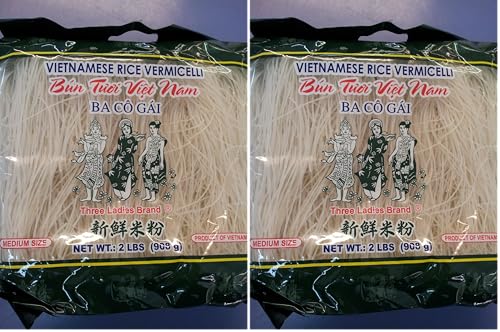 Vietnamese Rice Stick(vermicelli) Three Ladies Brand 2lbs