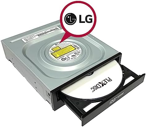Digital LG HLDS Internal SATA 24x Super Multi with M-DISC Support CD DVD Burner Writer (GH24NSD0D) - Bulk | with M-DISC DVD Support (GH24NSD0D) - Bulk