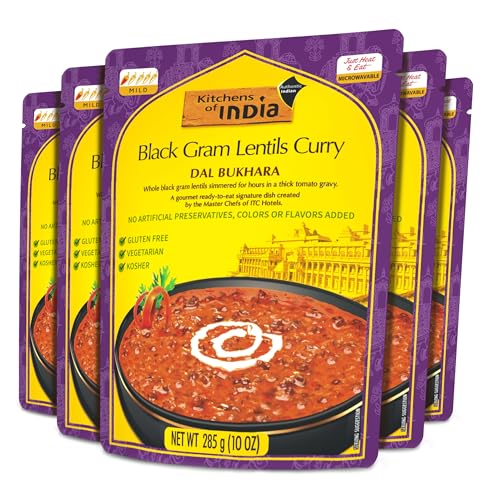 Kitchens Of India Ready To Eat Dal Bukhara, Black Gram Lentil Curry, 10-Ounce Boxes (Pack of 6)