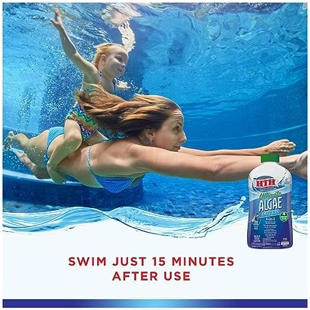 HTH 67033 Ultimate Algae Guard Swimming Pool Algaecide Cleanser, 1 qt