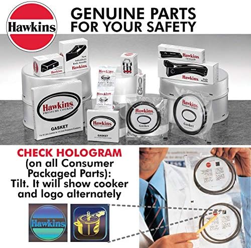 Hawkins A10-09 Gasket Sealing Ring for Pressure Cookers, 2 to 4-Liter, Black