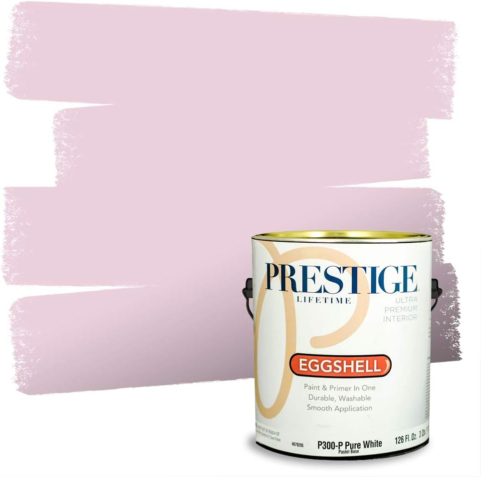 PRESTIGE Paints Exterior Paint and Primer In One, 1-Gallon, Satin, Comparable Match of Sherwin Williams* Grandeur Plum*