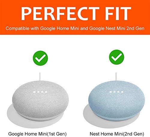 2Pack Google Mini Wall Mount, Cord Management for Google Mini Smart Speaker