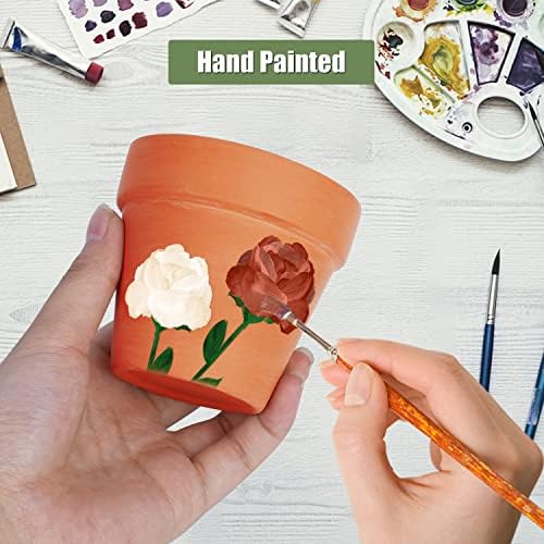 KOAMLY 3 inch Plant Nursery pots Number of Items in a 20 Pack, with Drain, Succulent Seedling Planter, use with Indoor, windowsill