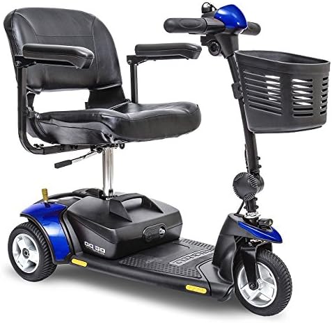PRIDE MOBILITY SCOOTER GO-GO ELITE SCOOTER 3 WHEEL W/CHARGER, 12ah BATTERIES & FLAT FREE TIRES