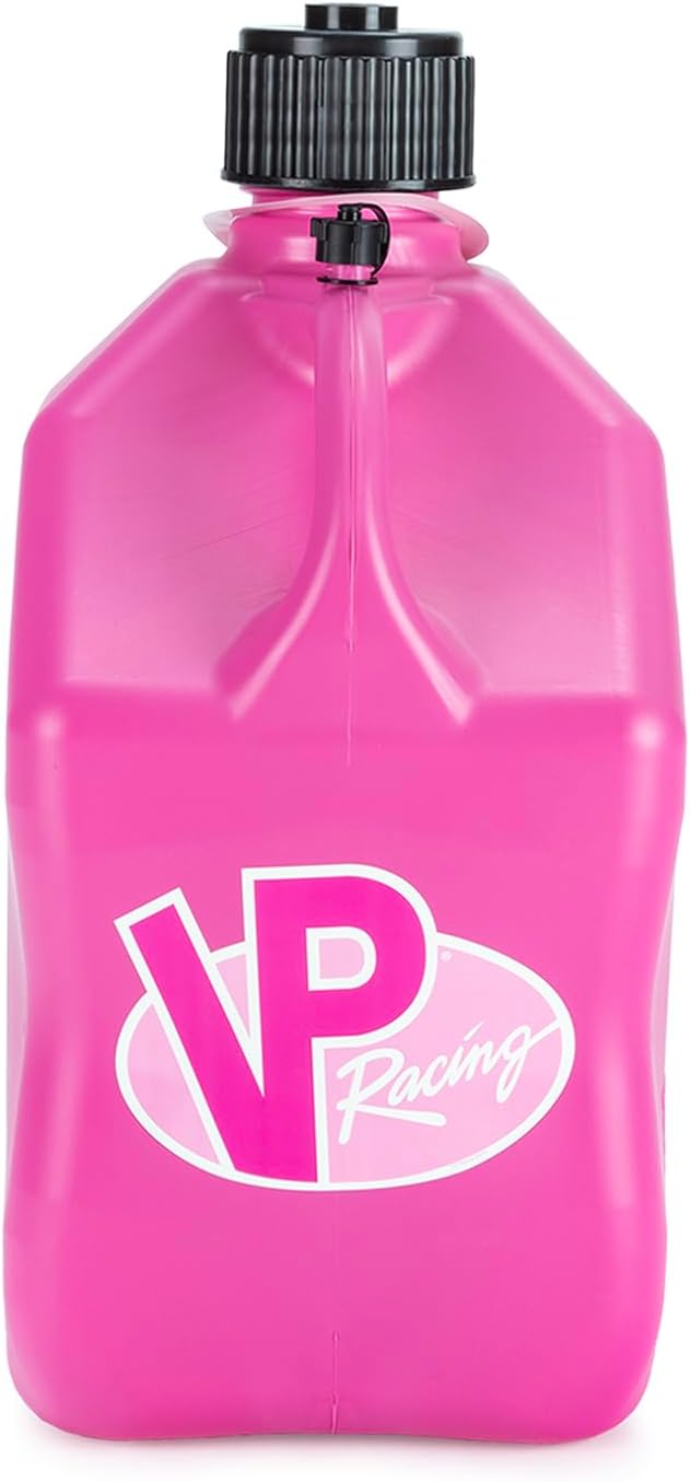 VP Racing 4x3812+3044B Motorsport Jug 5.5 Gallon Pink 4 Pack - Deluxe Hose, Tight Seal