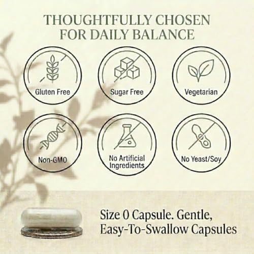 Natural Rhythm Triple Calm Magnesium Complex - 120 Capsules, Chelated Magnesium Glycinate, Taurate & Malate, High Absorption Supplement for Sleep, Stress, Muscle & Heart Support, Non-GMO, Vegan