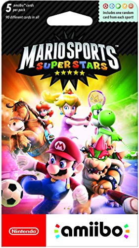 Nintendo Animal Crossing Cards Series 4 (Pack of 6 Cards) and Mario Sports Superstars amiibo (Pack of 5 Cards) - Bundle - Nintendo Switch