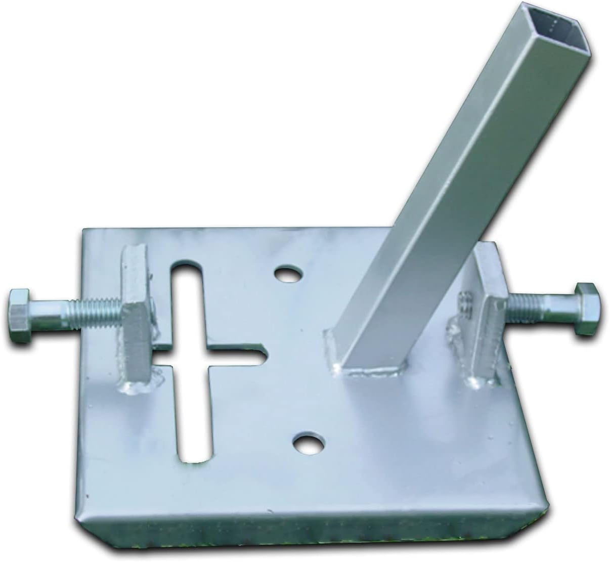 BOSS Buck Deluxe Durable Steel Stable Versatile Foot Pad for Game Feeder | Nut and 1/2" Bolt Included