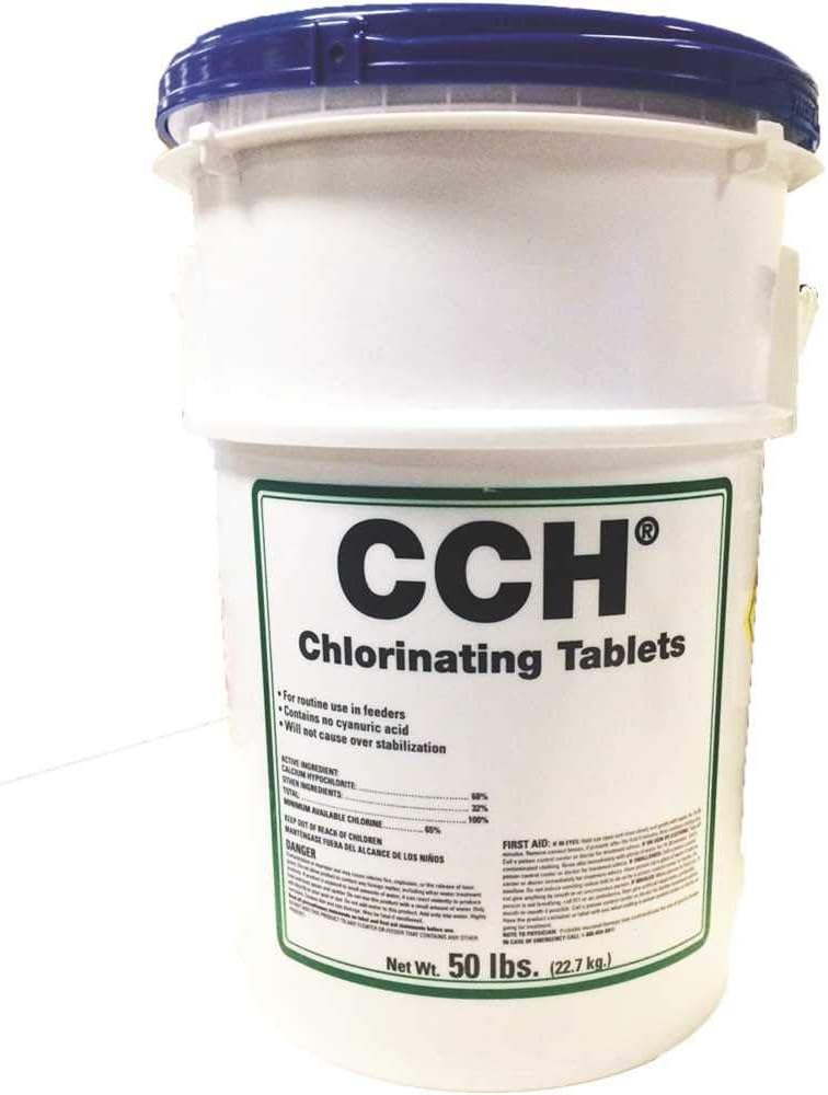 CCH Calcium Hypochlorite 2-5/8 in. Tablets, 50 lbs. 23220