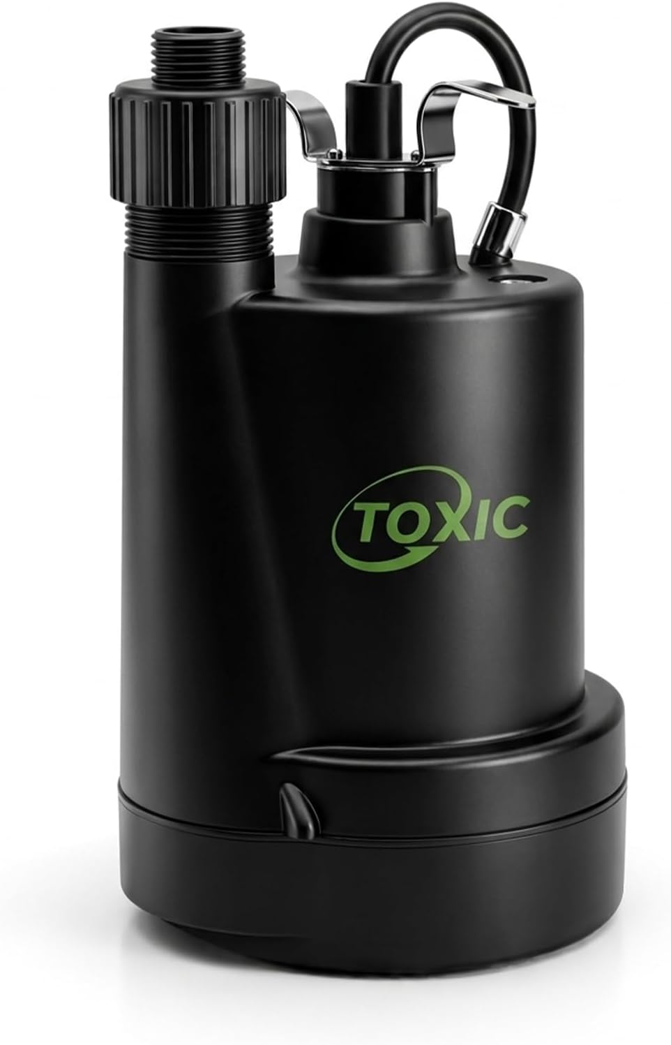 1/4 HP Submersible Sump Pump 1800 GPH Portable Utility Water Pump with 10ft Cord Thermoplastic Construction High Flow Drain Pump for Basement Garden