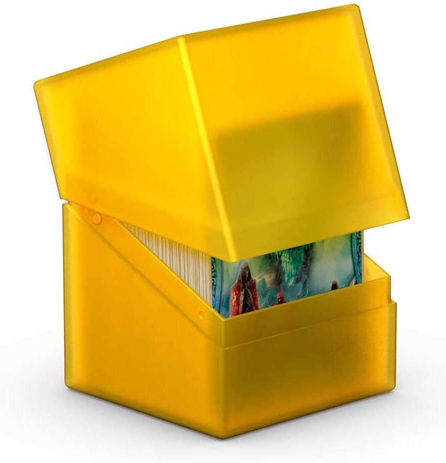 Ultimate Guard Boulder 100+ Classic, Deck Case for 100 Double-Sleeved TCG Cards, Emerald, Secure & Durable Storage for Trading Card Games, Soft-Touch Finish