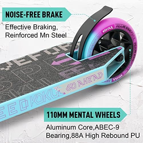 VOKUL K1 Pro Scooters - Stunt Scooter | Trick Scooter - Intermediate and Beginner Freestyle Scooter for Kids 8 Years and UP,Teens and Adults -Quality Kick Pro Scooter for Boys and Girls