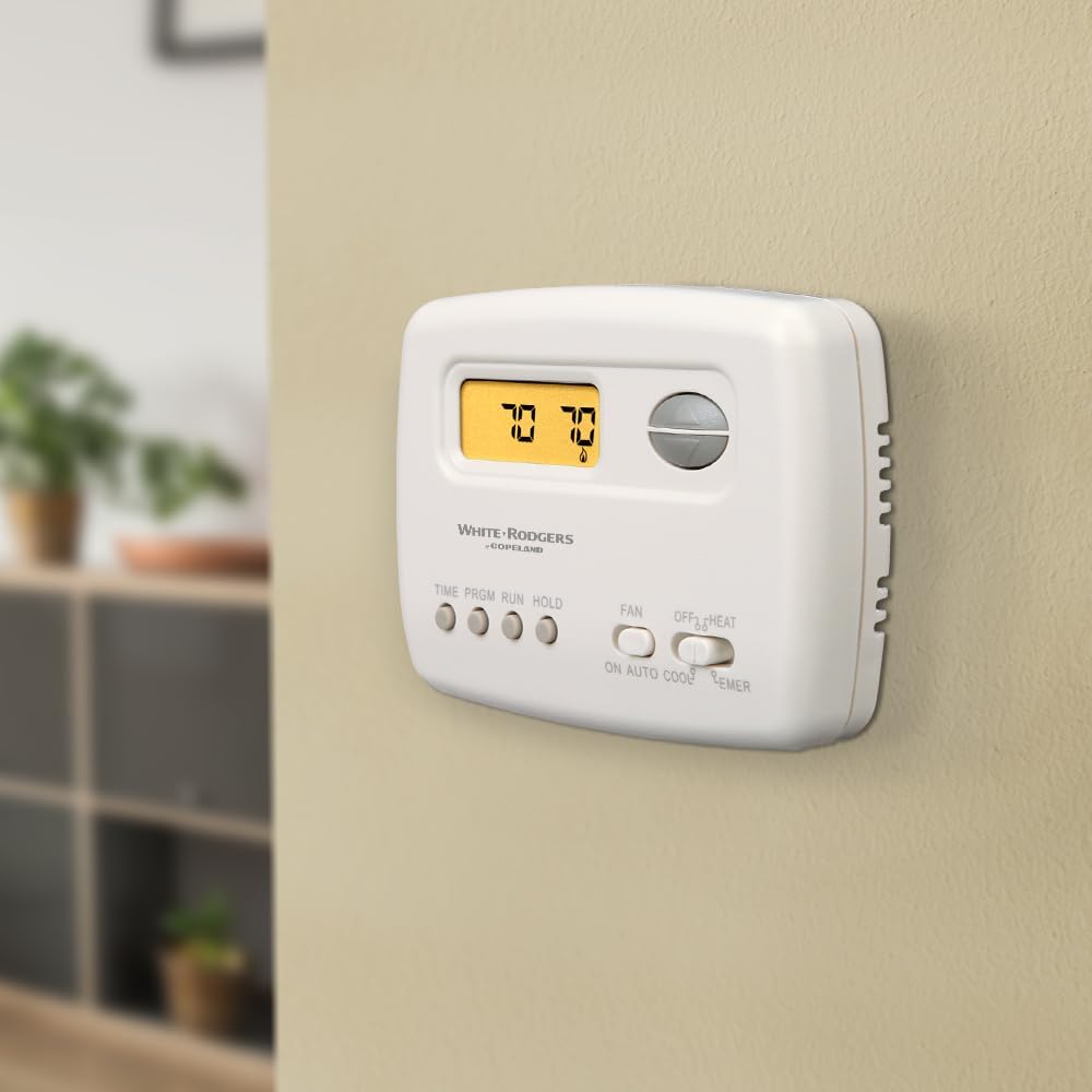 White-Rodgers 70 Series 5-2 Day Digital Programmable Thermostat, 1F72-151