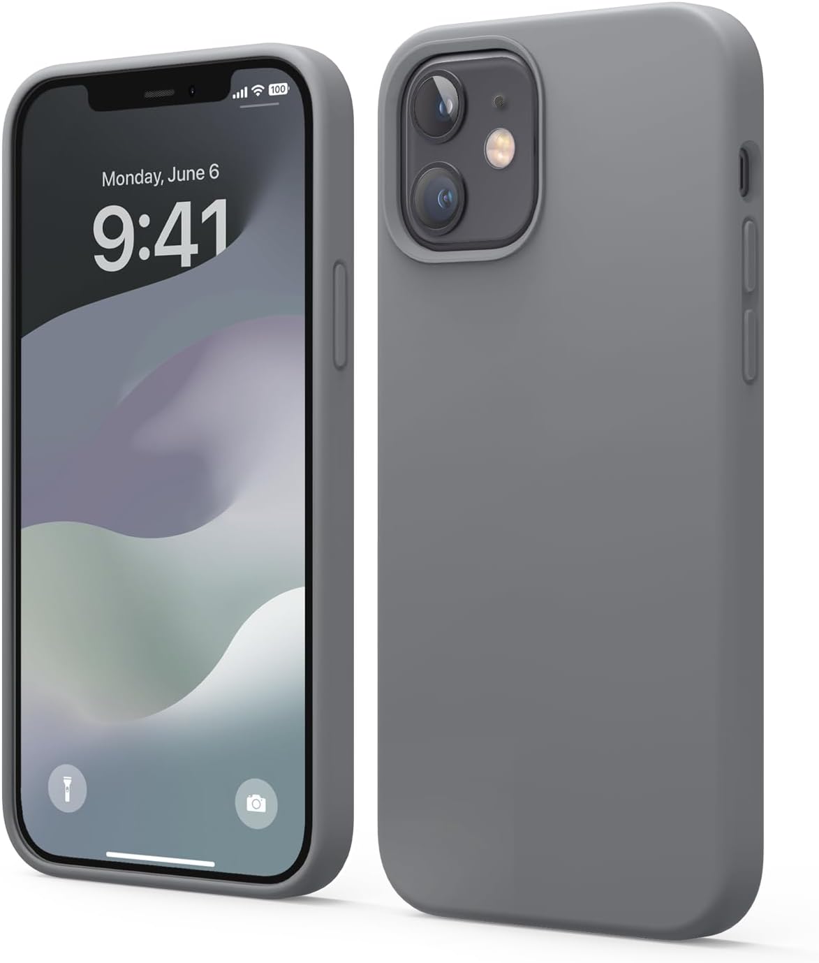 elago Premium Liquid Silicone Case for iPhone 12 Mini Lavender
