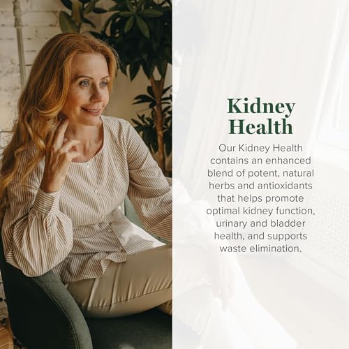 Global Healing USDA Organic Kidney Health with Cranberry & Hydrangea - Kidney Cleanse Liquid Supplement & Stones Dissolver for Urinary Health