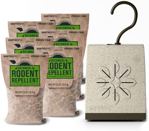 Rodent Repellent; Quickly Repelling Pests from Treated Areas; Preventing Re-Infestation for up To 3 Months; Safe for Children, Pets and the Environment; Non-Toxic; 8-Scent Pouches