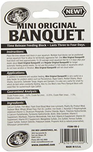 Zoo Med Banquet Block Feeder, 50-Count, Giant Size