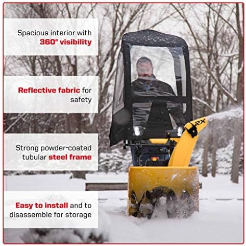 Arnold 490-241-0032 Univ Snow Thrower Cab, Black