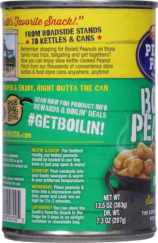 Peanut Patch Peanuts Boiled - 4 x 13.5 Oz