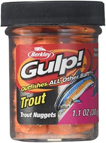 Berkley Gulp! Trout Nuggets , Orange Pulp, 1-Ounce