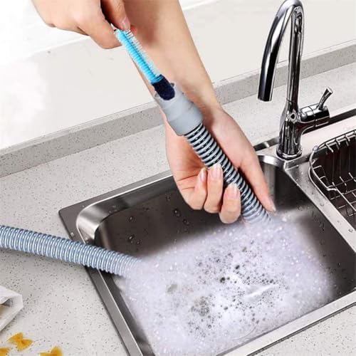 Cpap Tube Cleaning Brush and Handy Brush Flexible Long Stainless Brush (6.27 Feet) and Short Brushes (7.87 Inches) Cpap Tube Clean Brush Cpap Hose