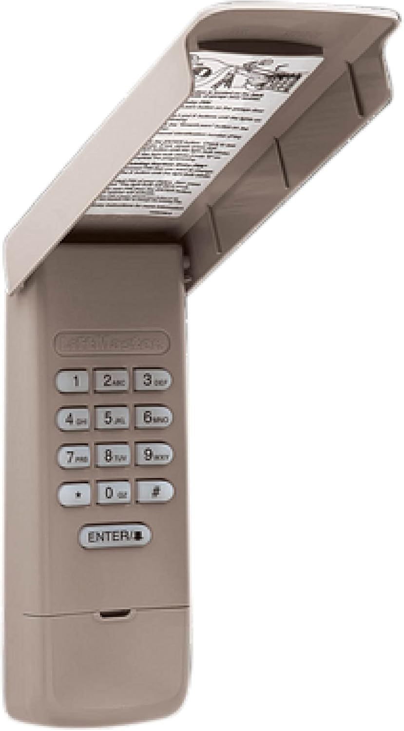 LiftMaster 877LM Wireless and Keyless Entry Keypad for Garage Door Openers - Works only with LiftMaster Garage Door openers with Security+ 2.0 with