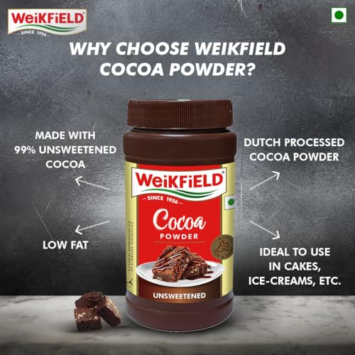 WeiKFiELD Cocoa Powder, 150g