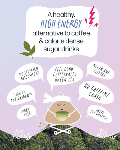 Kubo Energize Yerba Mate Tea, Organic High Caffeine Energy Tea Bags - 20 Ct
