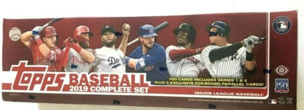 2019 Topps Baseball Cards Retail Factory Set (700 Cards 5 Rookie Variations)