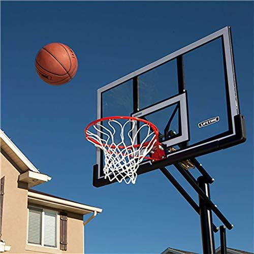 Lifetime 90061 Portable Basketball System, 52 Inch Shatterproof Backboard,Black