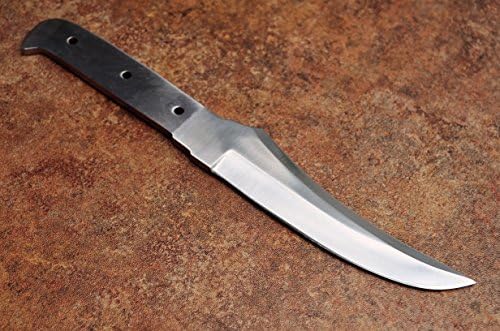 1095 High Carbon Steel Upswept Knife Blank Blade Hunting Skinning Skinner 1095HC