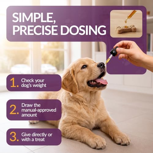 Amber NaturalZ Paxaid Dog Digestive Rescue Drops, Herbal, 1 FL OZ | Herbal digestive support drops for dogs & puppies; supports gut health, firm stools, normal appetite; USA-made