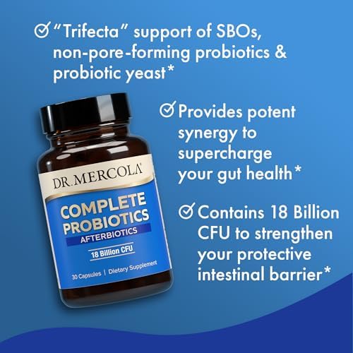 Dr. Mercola Complete Afterbiotics, 18B CFU, 30 Capsules (30 Servings)