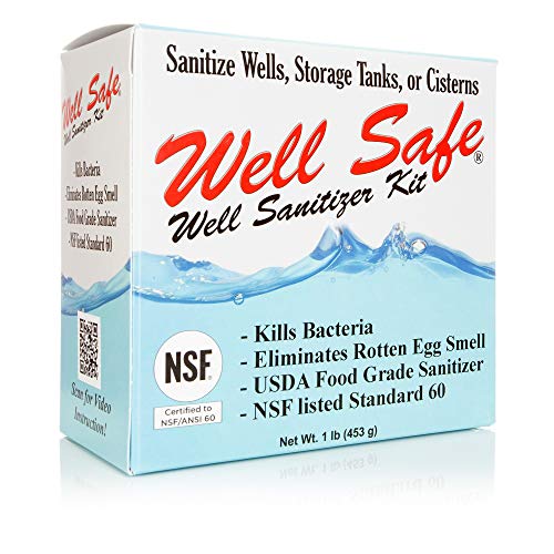 WELL SAFE Well Sanitizer Kit for Well Water Treatment & Sulfur Smell | Water Purification and DIY Shock Treatment for Wells