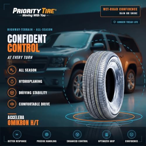 Accelera Omikron H/T LT235/80R17 All Season 120/117R E (10 Ply) Tire | Light Truck Highway All Season Traction 120/117R Rated E (10 Ply) Radial