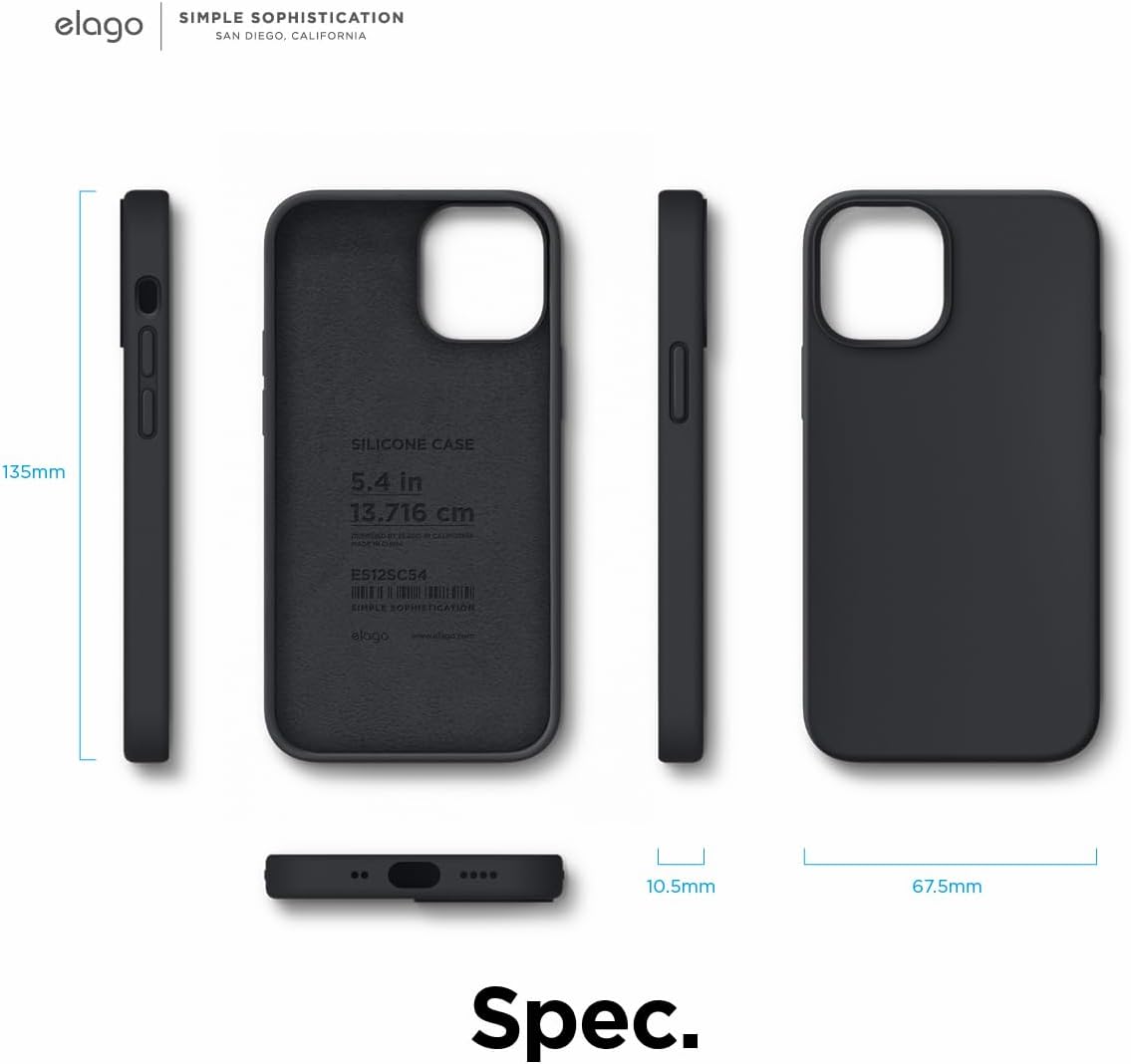 elago Premium Liquid Silicone Case for iPhone 12 Mini Lavender