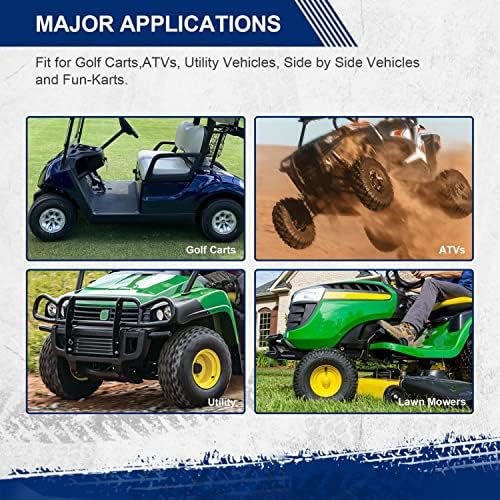MaxAuto 2pcs 22x11.00-10 Hilly Lawn Tires, 22x11x10 Golf Cart Tires, 4Ply