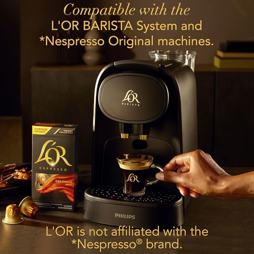 L'OR Espresso Capsules, Dark Roast, Onyx, 10 Capsules