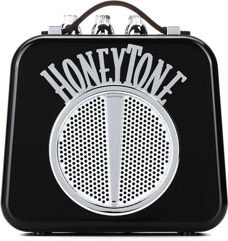 Danelectro Honeytone N-10 Guitar Mini Amp, Black with belt clip | Includes belt clip