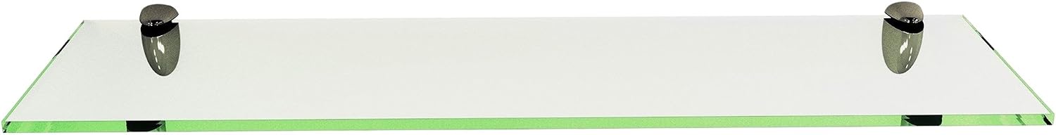 Fab Glass and Mirror Glass Shelf 8" X 30" Clear