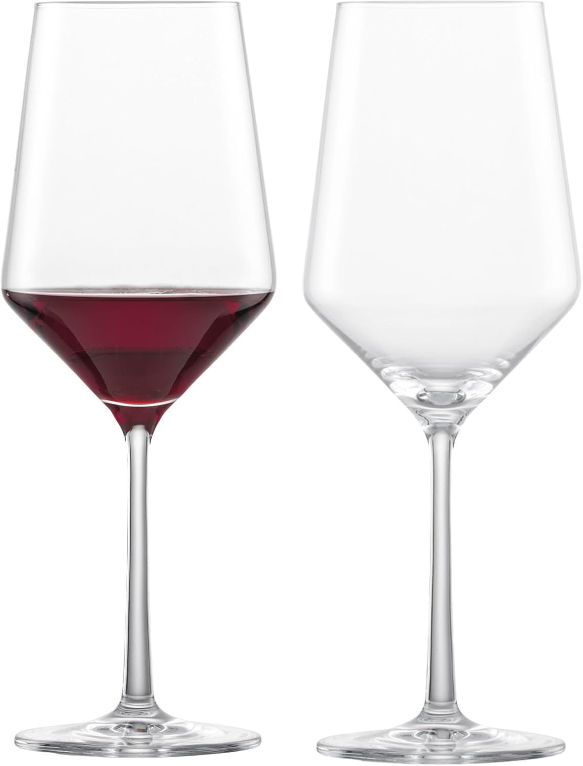 Zwiesel Glas Pure Burgundy Red Wine Glass (Set of 4), Graceful Burgundy Glasses for Red Wine, Dishwasher-Safe Tritan Crystal Glasses, Made in Germany (23 Ounce)