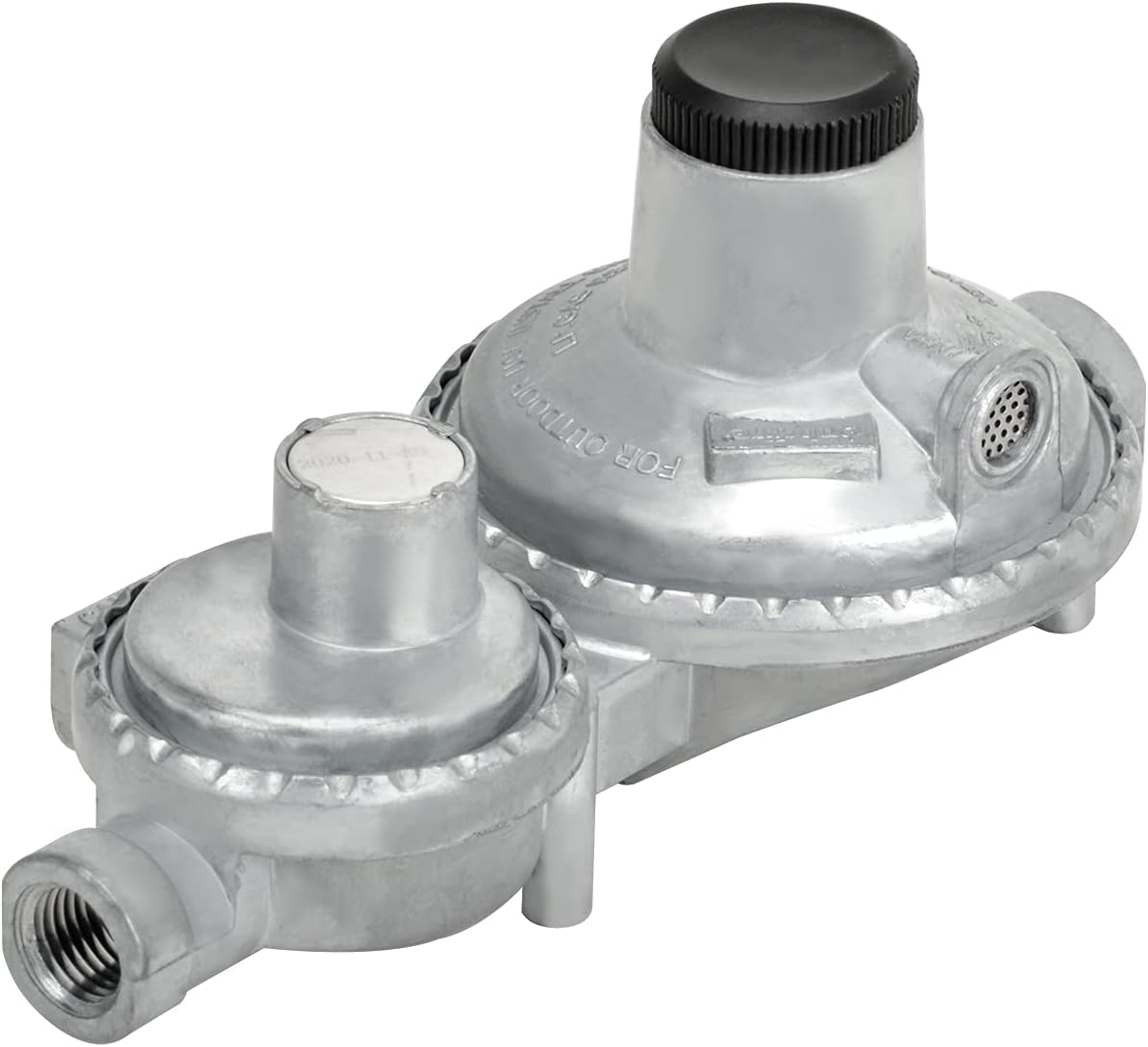 onlyfire Horizontal Two Stage RV Propane Regulator