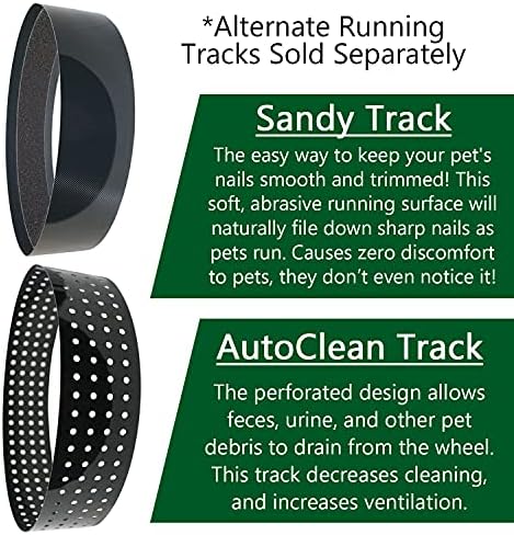 Exotic Nutrition Silent Runner Glow Wheel - 12" Regular - Silent, Fast, Durable Exercise Wheel - Sugar Gliders, Hamsters, Female Rats