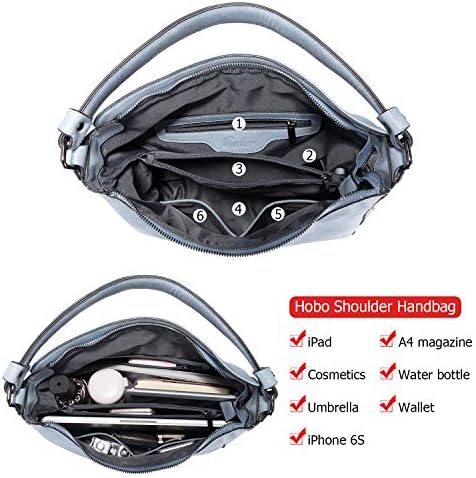 Hobo Crossbody Bag for Women, Designer Shoulder Purse Handbags