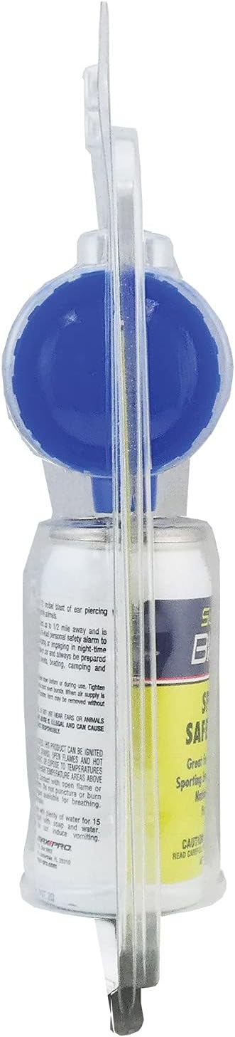 Personal Safety Horn Alarm - Blue, Voice Control, 120dB, 30 ft Range