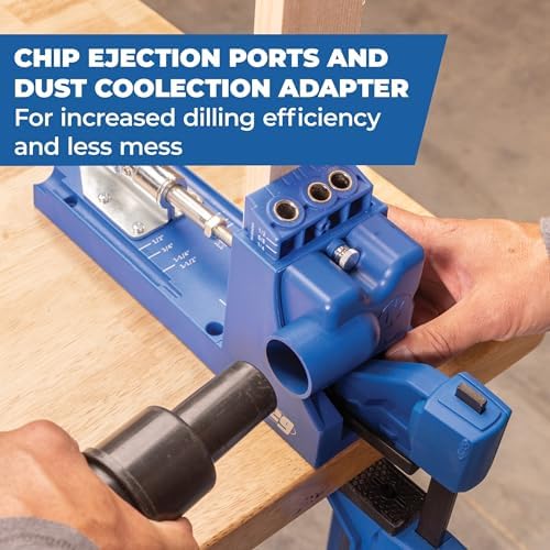 Kreg K4 System - With R3 Jig, Drilling Guide & Dust Collection - Adjustable