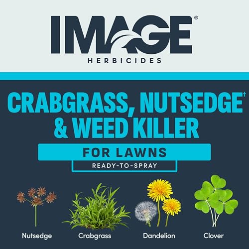 Image Herbicide Crabgrass, Nutsedge, & Weed Killer for Lawns 24 fl oz | Ready-to-spray weed spray, water based formula